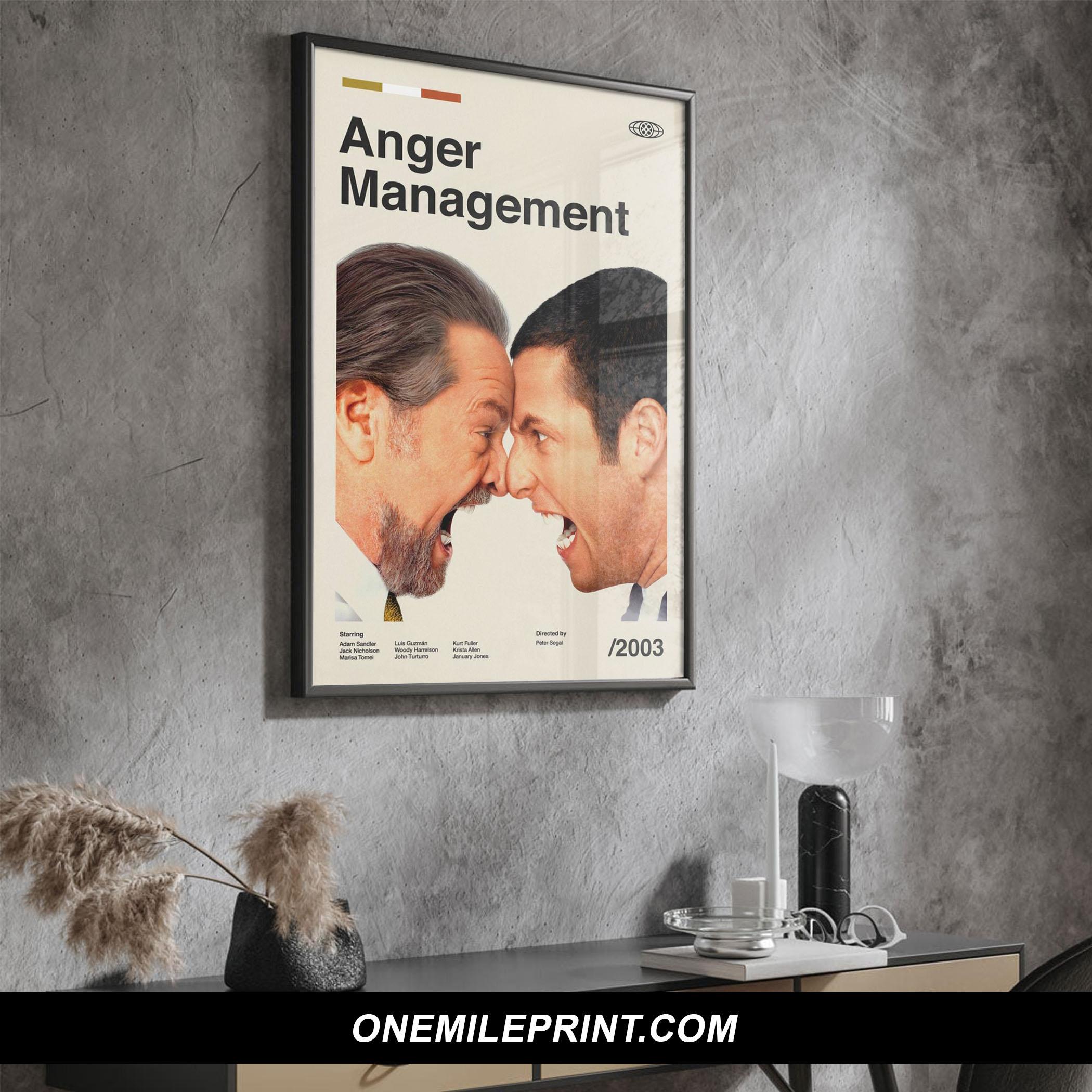 Midcentury Anger Management Movie Poster