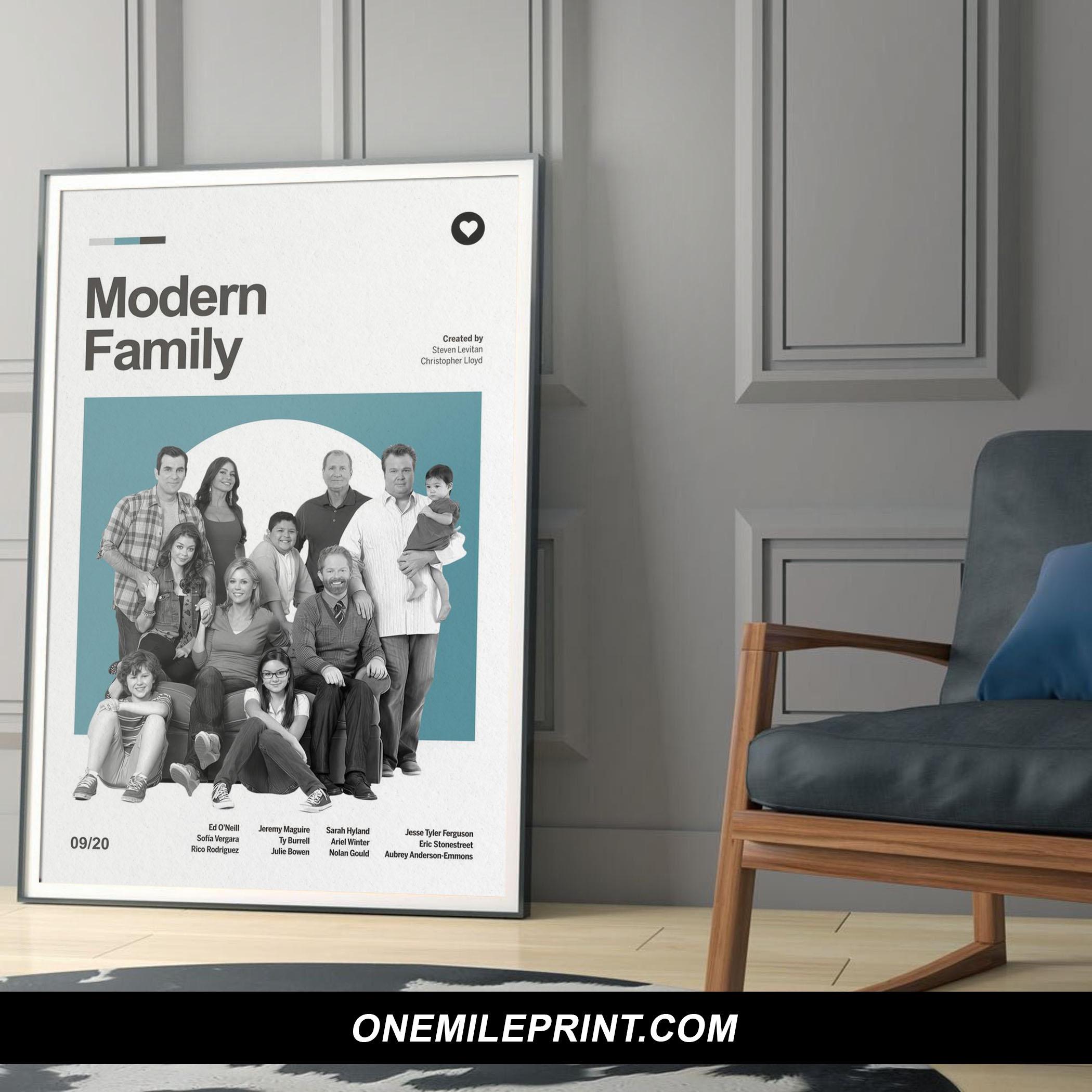 Mid Century Modern Family Movie Poster