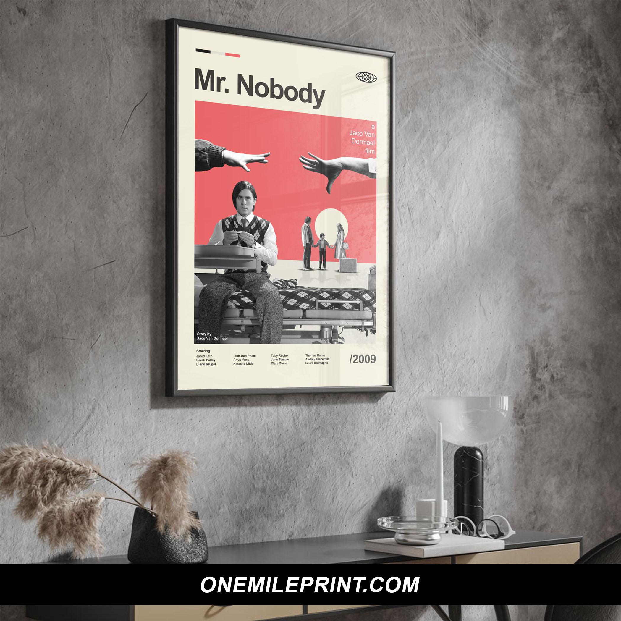 Mid Century Mr Nobody Movie Poster Mid Century Mr Nobody Movie Poster