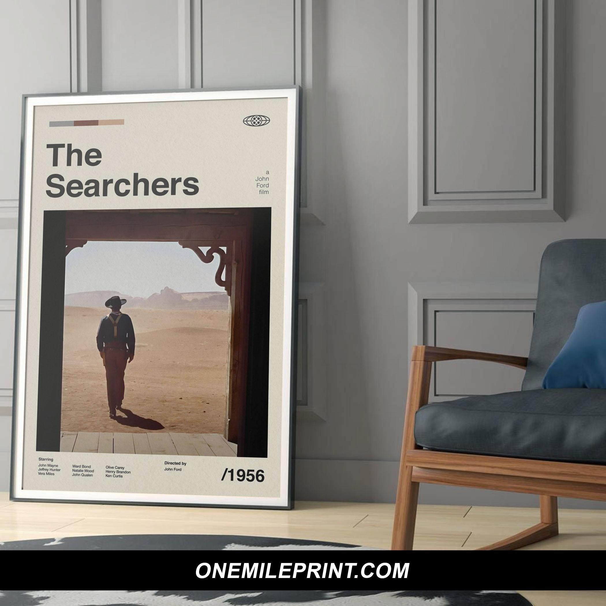 Mid Week Searchers Midcentury The Searchers Movie Poster