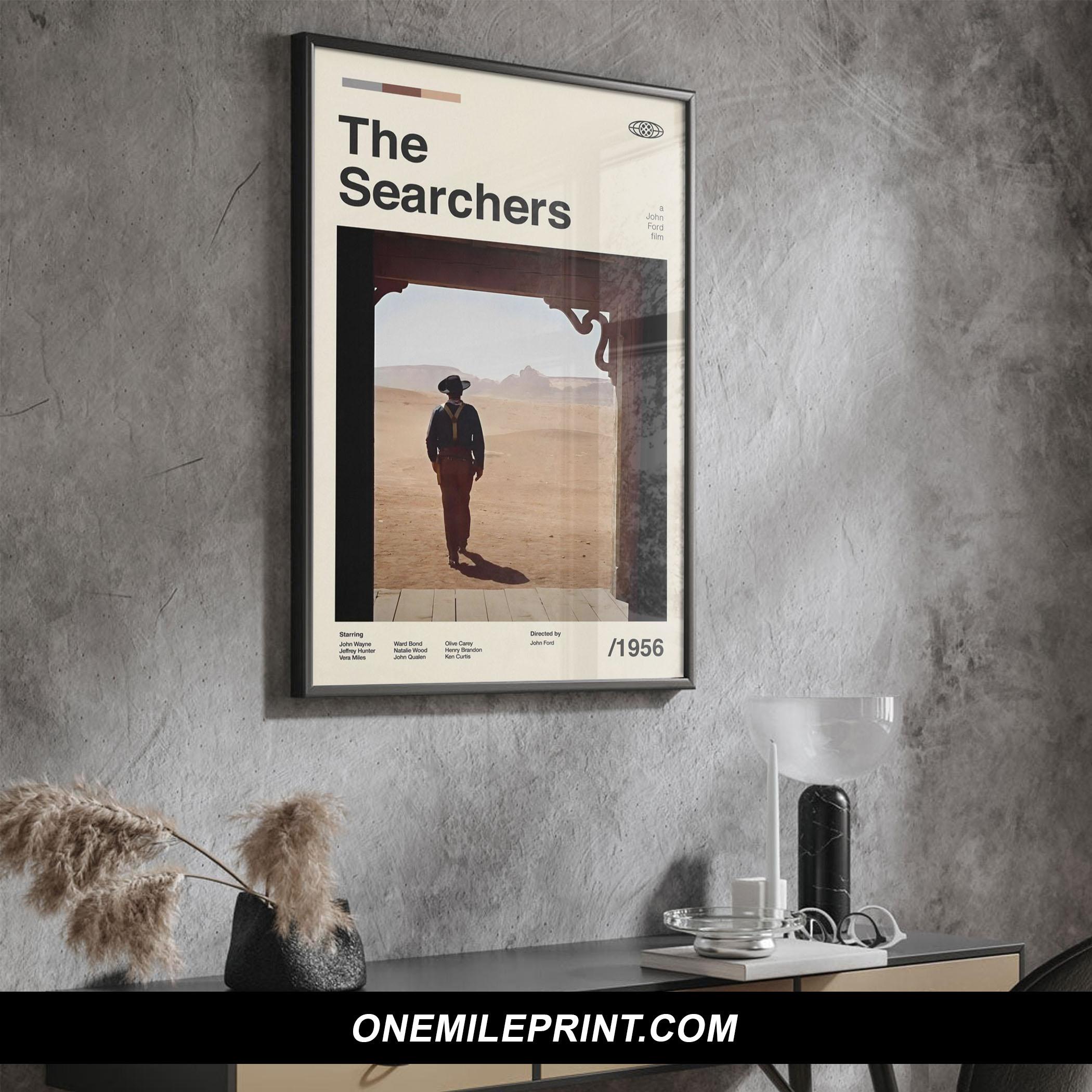 Mid Week Searchers Midcentury The Searchers Movie Poster
