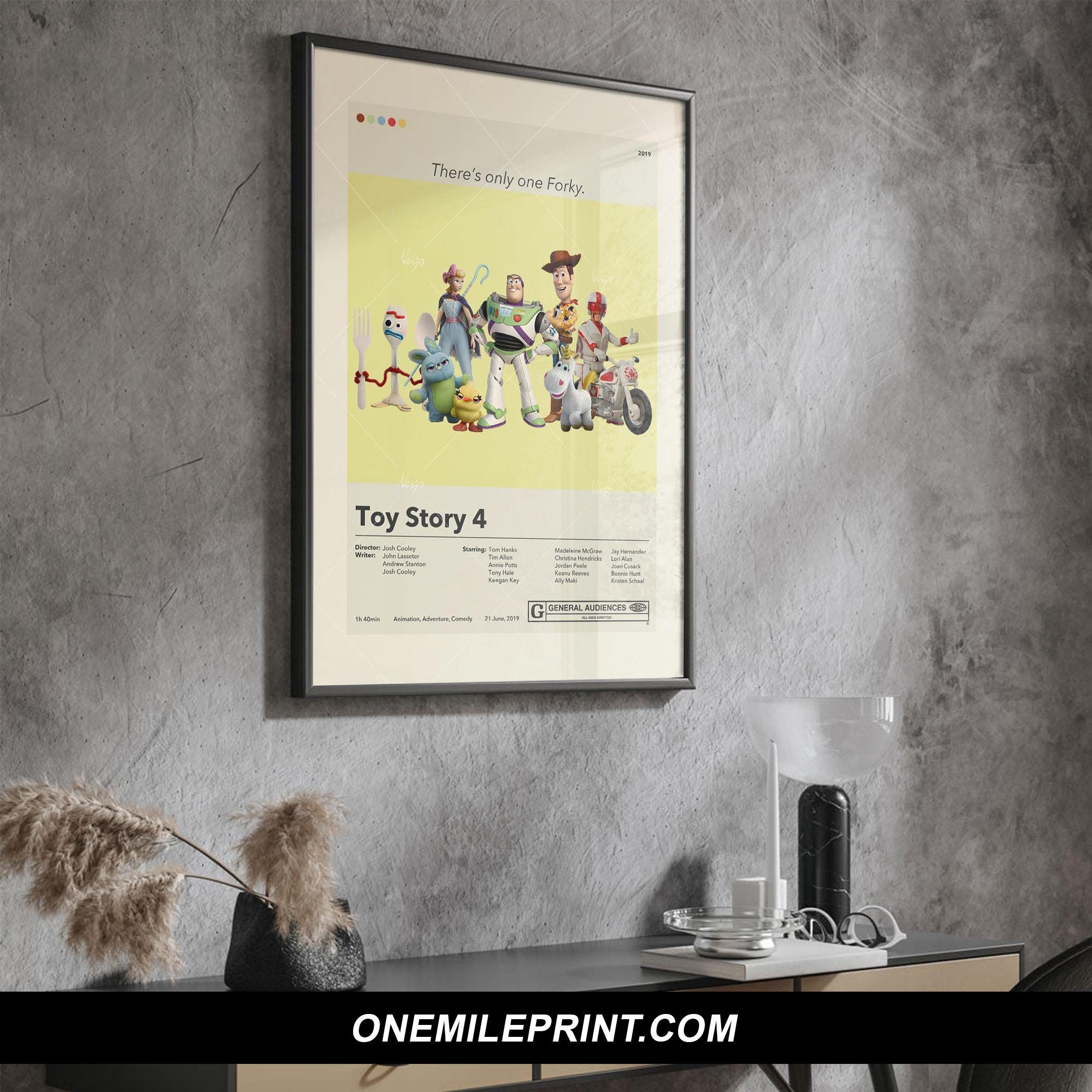 Minimalist Toy Story 4 Movie Poster minimalist-toy-story-4-movie-poster