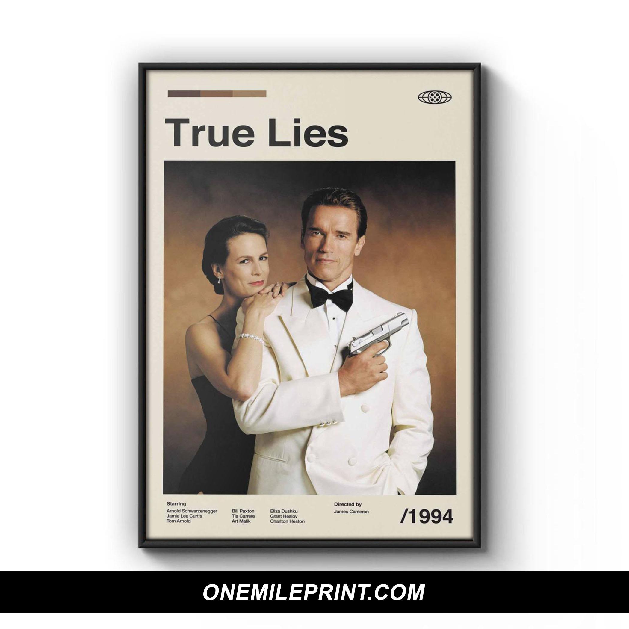 Midcentury True Lies Movie Poster