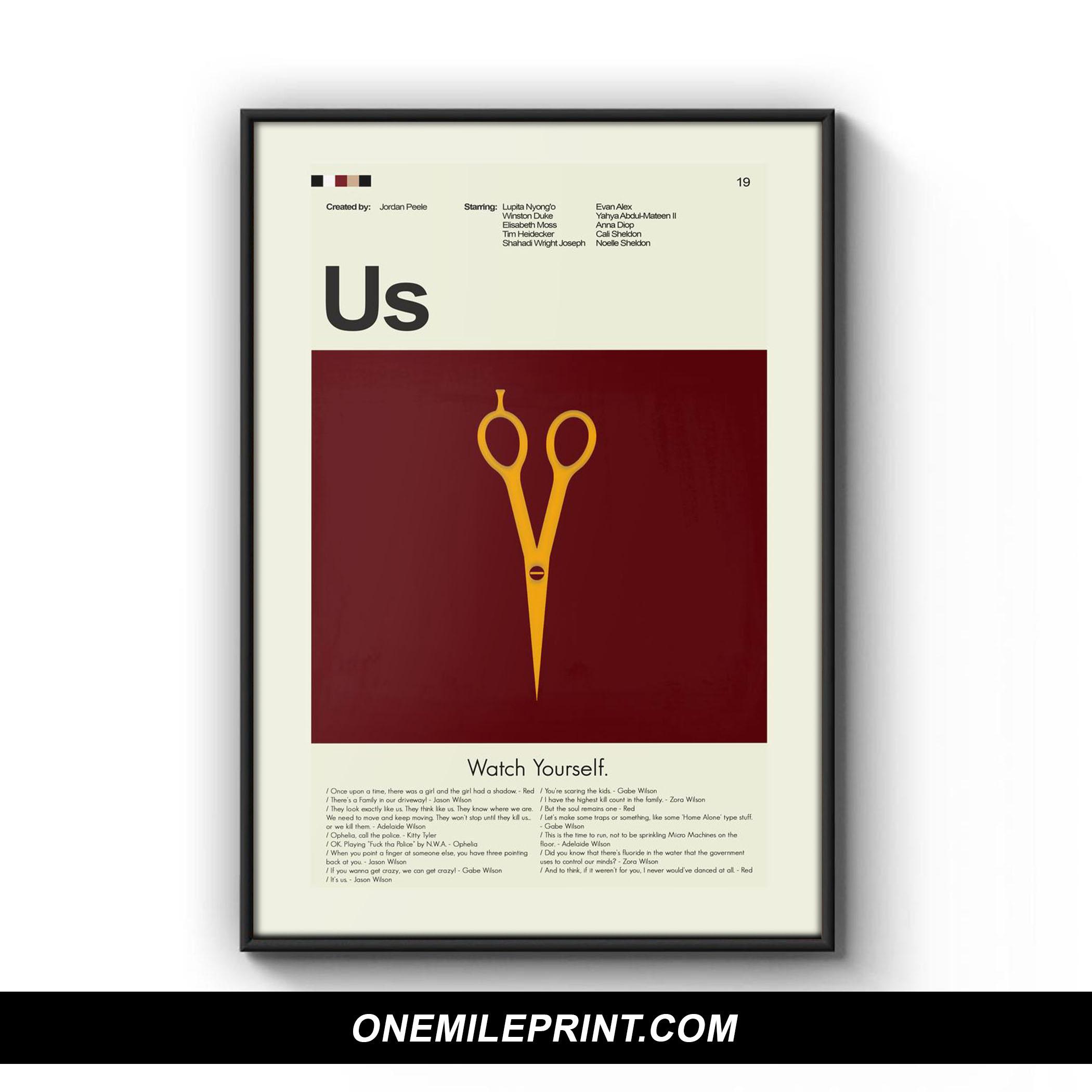 Mid Century Modern Us Movie Poster
